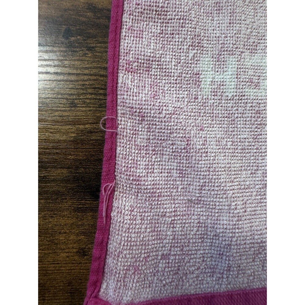 The Tampa Tribune Buccaneers Crucial Catch Pink Hand Towel 100% Cotton 14.5x16.5 - Picture 5 of 8